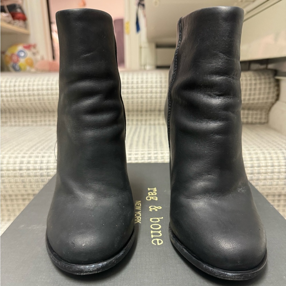 Rag & Bone Avery Leather Ankle Boot Size 5, Great… - image 5